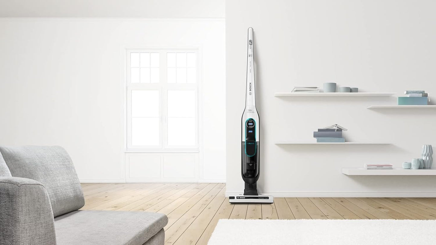 Bosch - Aspirador sin cable Athlet ProHygienic, Serie 6, hasta 60 minutos de autonomía, blanco, BCH86HYG2