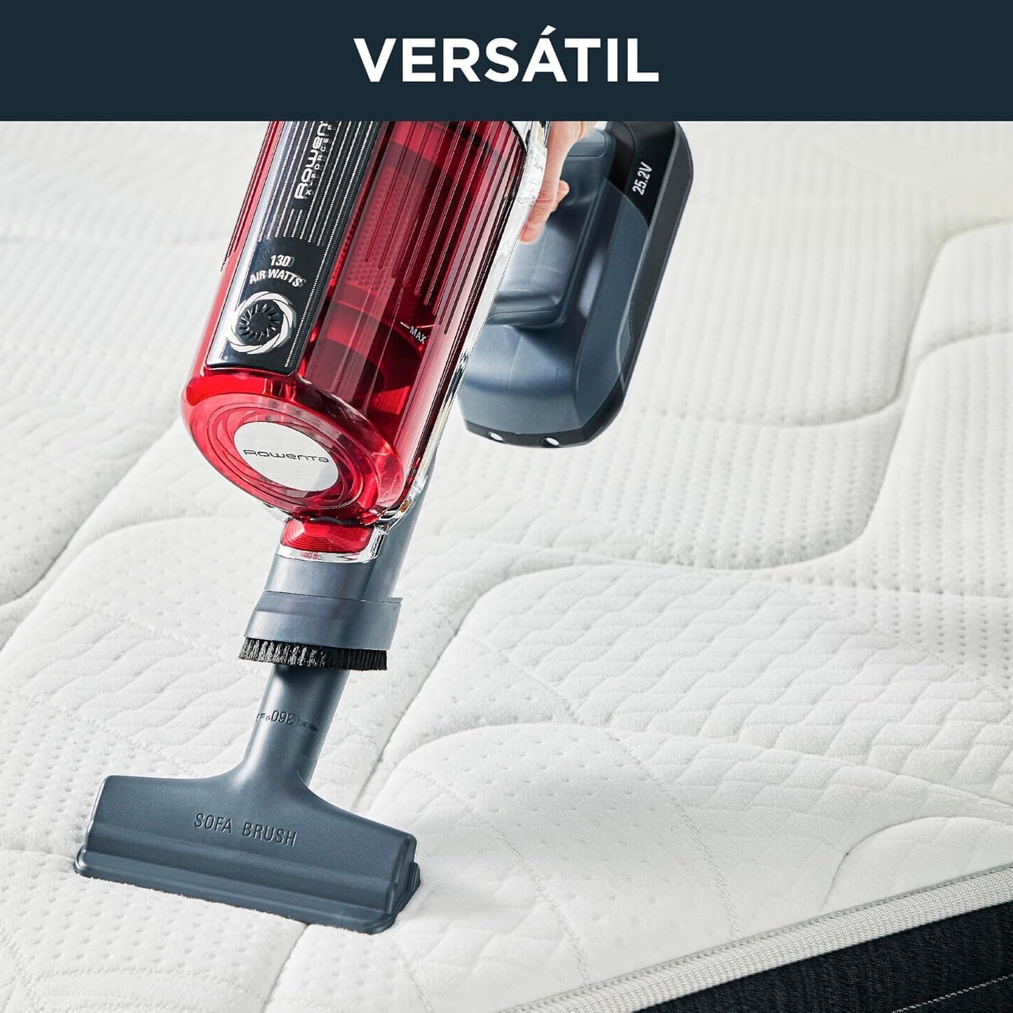 Rowenta Xforce Flex 11.60 Animal Care – Aspiradora Escoba sin Cable de 300W, para suelos, sofás y pared, filtra hasta 99,9% partículas, depósito 0,9L, Incluye Accesorios para pelos de mascotas, RH9878