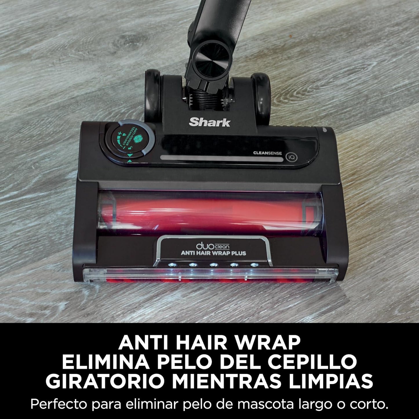Shark Stratos Aspiradora sin cable, 60 min de autonomía, Tecnología Anti Hair Wrap, Clean Sense IQ, PowerFins Plus, kit de limpieza coche, boquilla estrecha, cepillo multisuperficie, cobre IZ400EUTBK