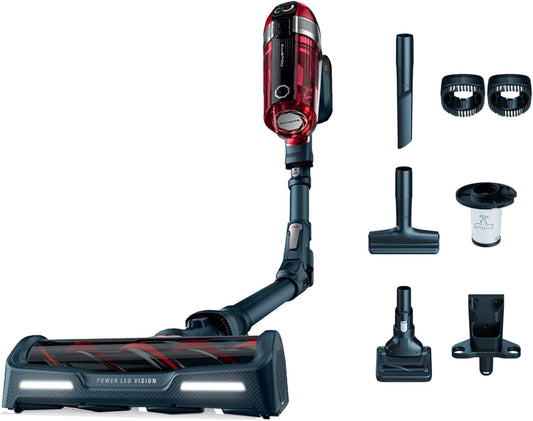 Rowenta Xforce Flex 11.60 Animal Care – Aspiradora Escoba sin Cable de 300W, para suelos, sofás y pared, filtra hasta 99,9% partículas, depósito 0,9L, Incluye Accesorios para pelos de mascotas, RH9878