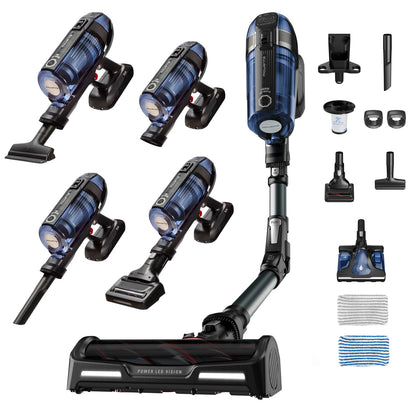 Rowenta Xforce Flex 11.60 Animal Care – Aspiradora Escoba sin Cable de 300W, para suelos, sofás y pared, filtra hasta 99,9% partículas, depósito 0,9L, Incluye Accesorios para pelos de mascotas, RH9878